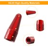 HZJD Bike Presta Valve Caps, red(2 Pack)