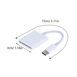 Mobestech USB Type-c Card Reader for and Data Transfer Adapter for Pro Smartphones Tablets Convenient OTG Support for Instant Photo Access