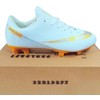 Fenlogft Unisex Sizes Leather Soccer Cleats with Lace-Up for Training