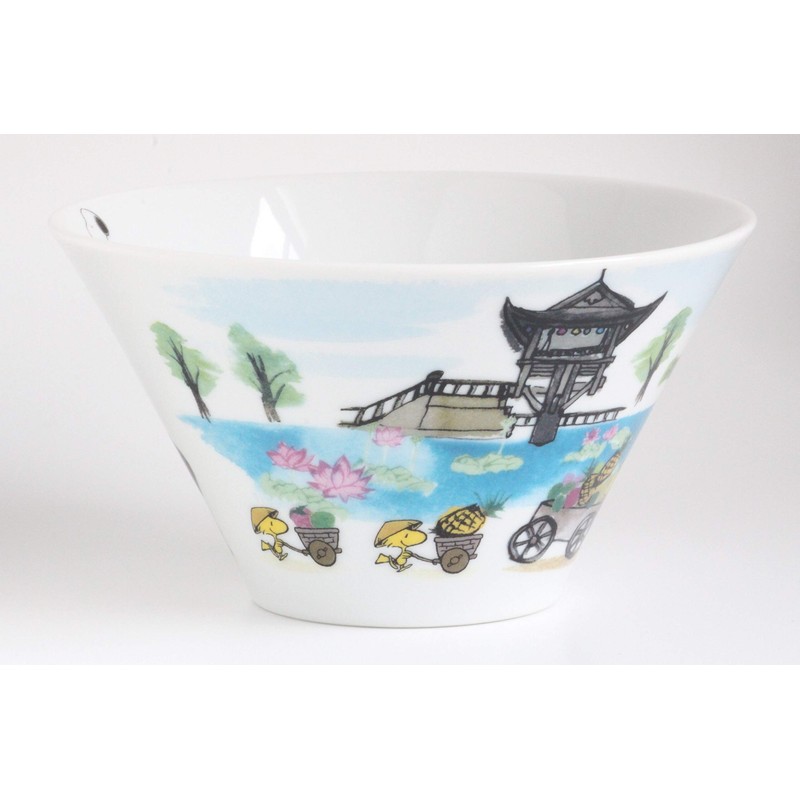 Peanuts Snoopy World Travel Multi Bowl, Vietnam, White, 23.7 fl