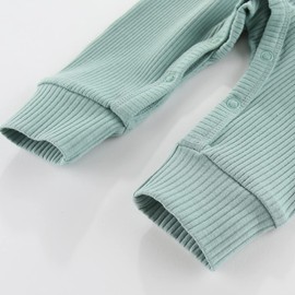 MAMIMAKA Newborn Romper Footless Baby Grow Cotton Baby Clothes for 18-24 Months