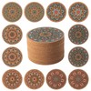 STARUBY 12 Pcs Cork Coasters, Coasters for Drinks, Coasters for