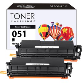 Canon 051H Toner Cartridge 2-Pack, High-Yield Black, Compatible with Canon imageCLASS MF264dw MF269dw LBP162dw Series Printers