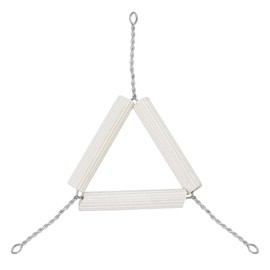 GLEAVI 10Pcs Ceramic Triangle Crucible Stand for Chemistry Experiments, Laboratory Supporting Tools for Teaching and Scientific Research, 3.74x3.74x0.51 Inch