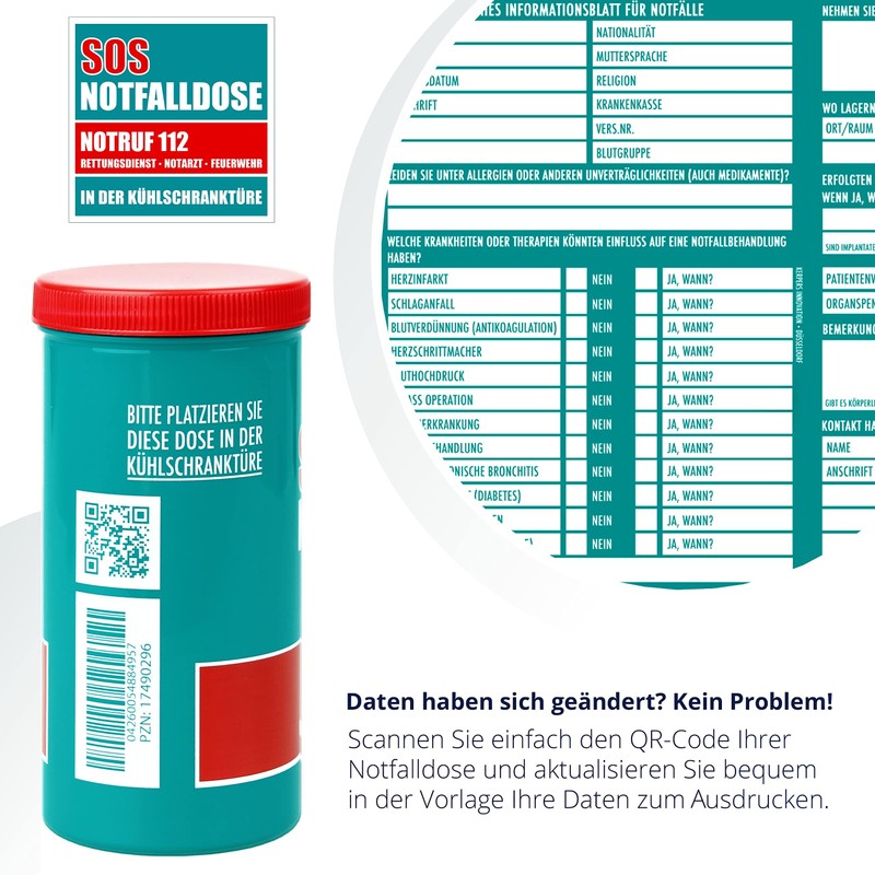 Kerpers® 1 emergency box, made in Germany, emergency box for