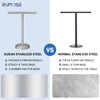 RUMOSE 13 Inch Brushed Nickel Towel Stand Hand Towel Holder