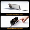 Cable de carga USB C 2 en 1 con soporte