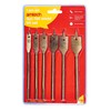 Amtech F1425 6 Piece Titanium Flat Wood bit Set