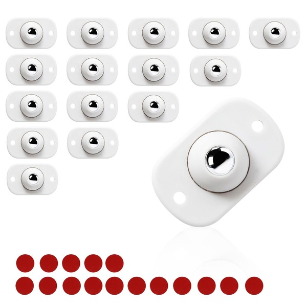 0XBIT Ball Castors for Furniture, 16 Pieces Rolls for Kitchen