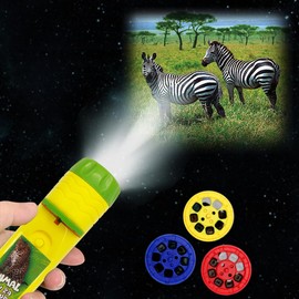 Pup Go 2-Pack Wild Animal & SeaWorld Torch and Projector with 6 Discs and 48 Images, Ideal Toys for Boys, Cool Kids Torch, Educational Science Kits for Toddlers and Children Ages 3 4 5 6 7 Year Old