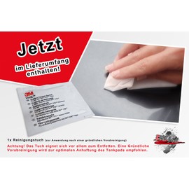 BIKE-label Tank Pad 3D Ghost Rider Compatible with Honda 500413