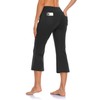 MOVE BEYOND Buttery Soft Women's Bootcut Yoga Capris with 4