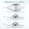 Eagles 6 Packs Garage Door Hinges with Galvanized Finish Heavy