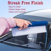 Pushaccas Blue Silicone T-Bar Car Squeegee - 12 Inch Car