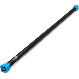 Yes4All Total Body Workout Weighted Pilates Bar, Body Bar For Exercise, Therapy, Aerobics, and Yoga, Strength Training, 5lbs