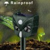 DC5V Ultrasound Animal Repeller Solar Animal Repeller Ultrasound Cat Deterrent
