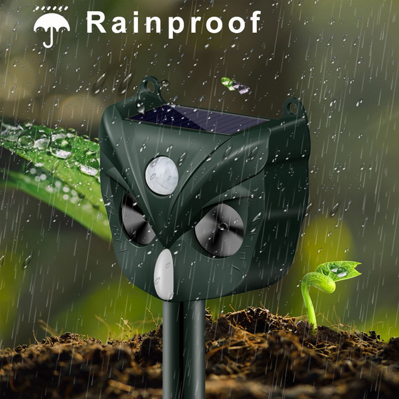 DC5V Ultrasound Animal Repeller Solar Animal Repeller Ultrasound Cat Deterrent
