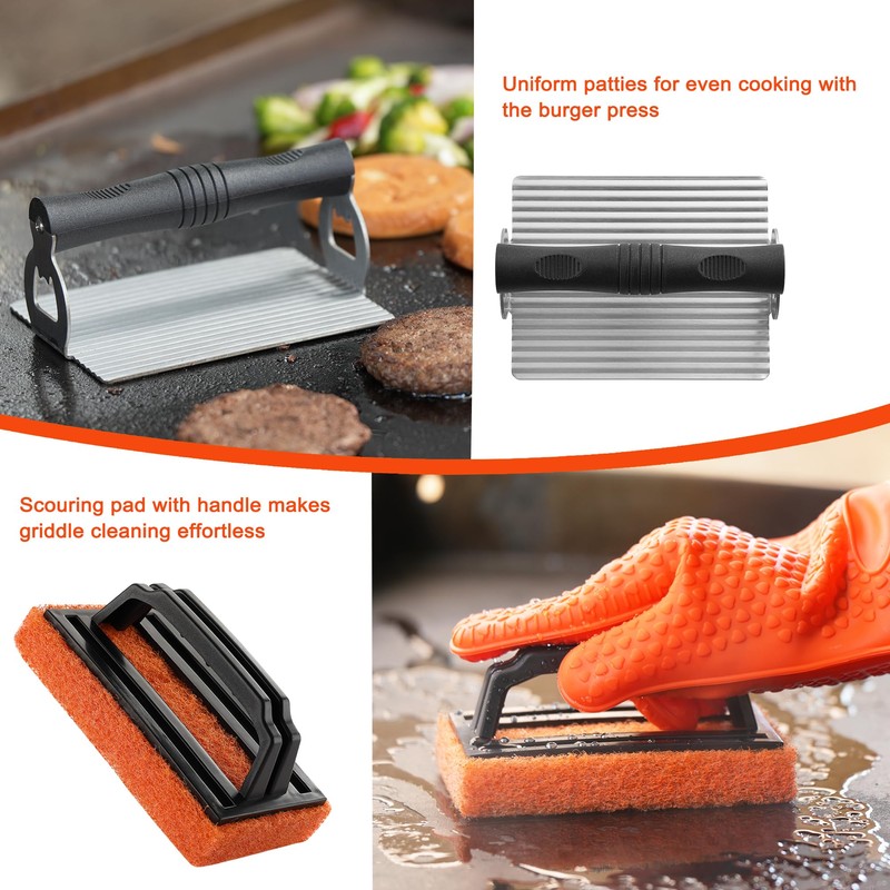 DY DECENT FAMILY 40PCS Griddle Accessories Kit, Flat Top Grill