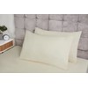 Extra Large Cream Pillowcase Pair 22"x 31" / Extra Large