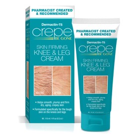 Dermactin Crepe Be Gone Crema reafirmante para rodillas y piernas 4 oz.