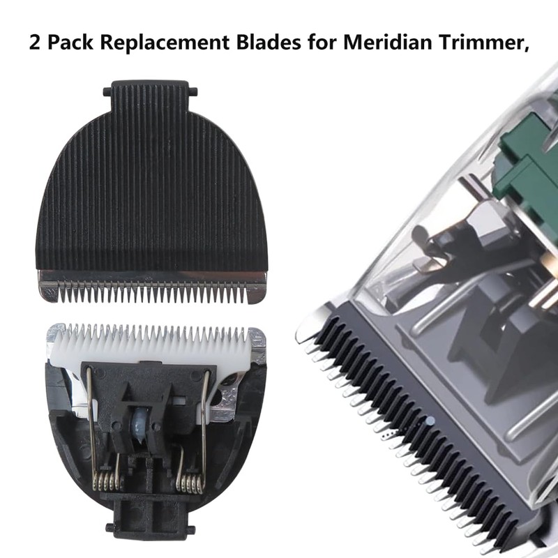 Black Replacement Blades for Meridian Trimmer, Ceramic Replacement Blades for