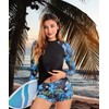 Mexholin Rash Guard for Women Sun Protection UPF 50+ Quick