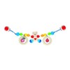 Heimess 763850 Kinderwagenkette Herzbär mit Clips