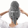 Bigger Size Microfiber Hair Towel Wrap for Women - Fast