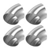 QUARKZMAN 4 Pieces 45 Degree SS304 Stainless Steel Exhaust Elbow