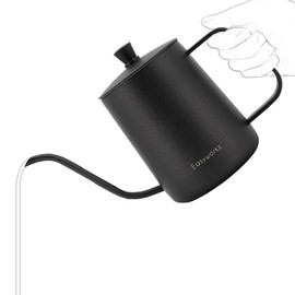 Easyworkz Gage Gooseneck Pour Over Coffee Kettle 600ml Stainless Steel 304 Coffee Pot with Long Narrow Spout Hand Drip Kettle