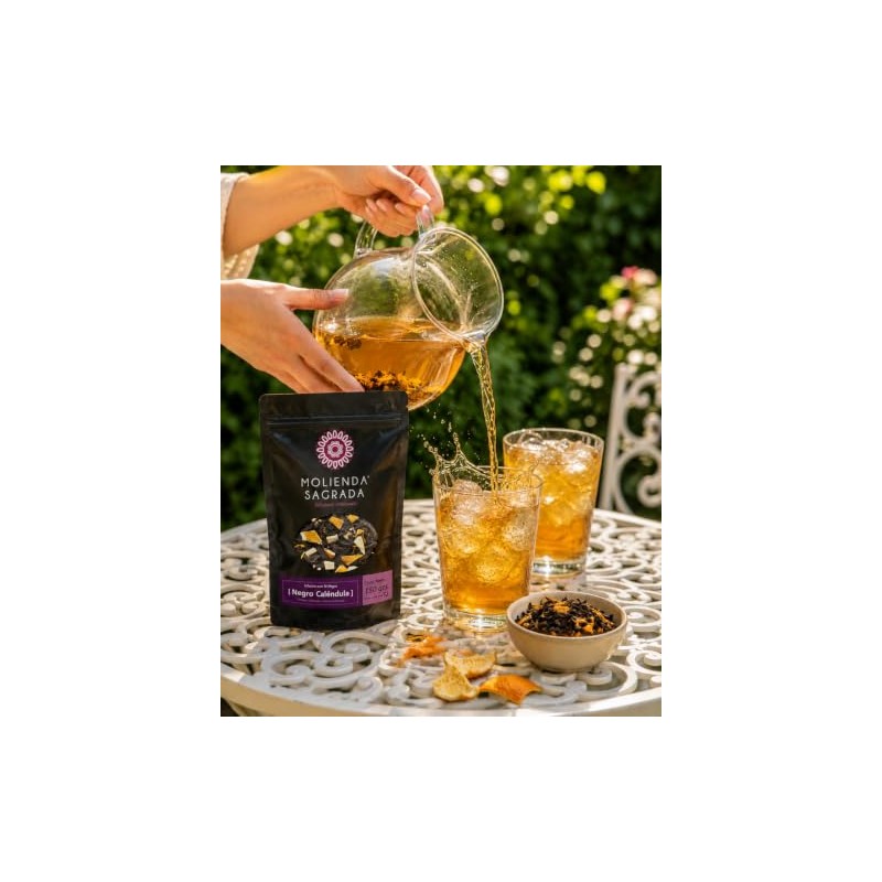 Molienda Sagrada Té Negro Calendula, 250 gramos