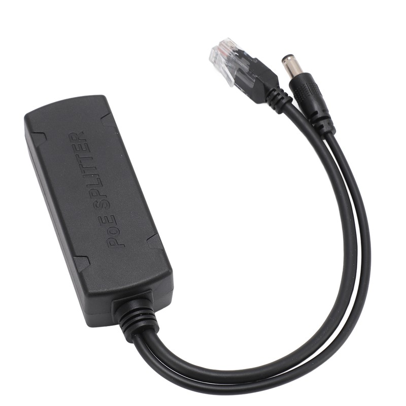 Gigabit PoE Splitter 10 100 1000Mbps 12V 2A Output Buffer