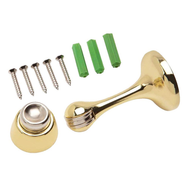 Magnetic Door Stop 3in. Catch Protects and Holds Premium-Grade (3-Pack,
