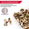 AIMUNOK 155PCS Rivet Nut Kit, Rivet Nuts Rivnuts 1/4-20#8-32#10-24 5/16-18