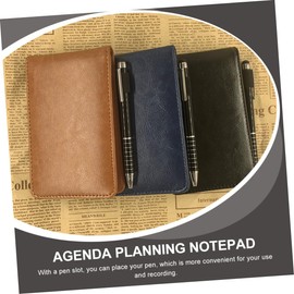 Operitacx Bulk Notebooks Notebook Journal Notebook Pocket Notebook Notebook Digital Notepad Notebook Black Business Notepad Thickened Office Notebook Time Management Notepad