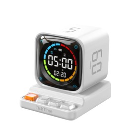 TICKTIME Clock, Alarm Clock, Pomodoro, Timer, Type-C Charging, Magnet, Japanese Instruction Manual (English Language Not Guaranteed)
