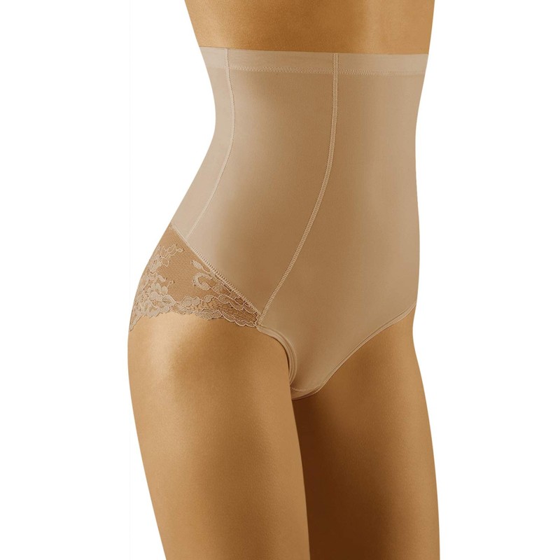Wolbar Women's Briefs High Waisted Shapewear WB423, beige