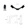 NOVANETUS Pipe Guide Elbow 90° x 20 Pieces for Pex