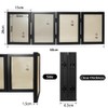 4 Picture Frames Collage 12.5 x 17.5 cm Folding Black