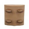 Lash Mannequin Head 2 Pairs Removable Replacement Eyes 3D Simulation