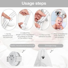 Baby Headphones for Noise - Baby Noise Cancelling Earmuffs | Sound Blocking Soundproof Headphones Plugs for Hearing Protection Babies Child Toddler for Travel Concert Kids