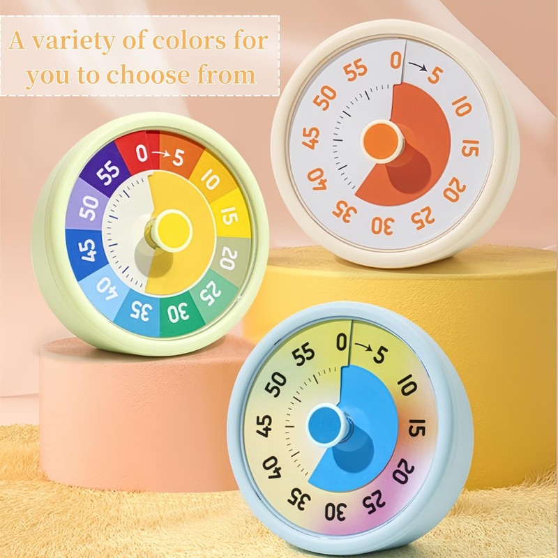 Visual Timer for Kids, 60-Minute Countdown Timer for Classroom Office