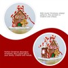 Veemoon Christmas Gingerbread House, Gingerbread House Ornaments Lighted Candy House