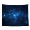 Starry Sky Galaxy Wall Tapestry Moon Falling Stars Clouds and