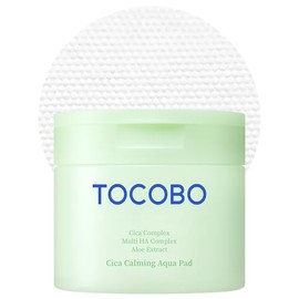 TOCOBO CICA Calming Aqua Toner Pad  Korean Vegan Dual-Sided Toner Pads with Fermented CICA, Aloe  Multi-Hyaluronic Acid  3-Second Soothing and...     