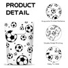Infankey 50 PCS Soccer Gift Bags Plastic Soccer Goodie Goody