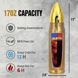 Limima Firefighter Gifts For Him, Firefighter Gifts For Men, Fathers Day, Birthday Gifts, Graduation, Retirement Gifts For Men Dad Grandpa Husband Fireman Him, 17oz Bullet Tumbler