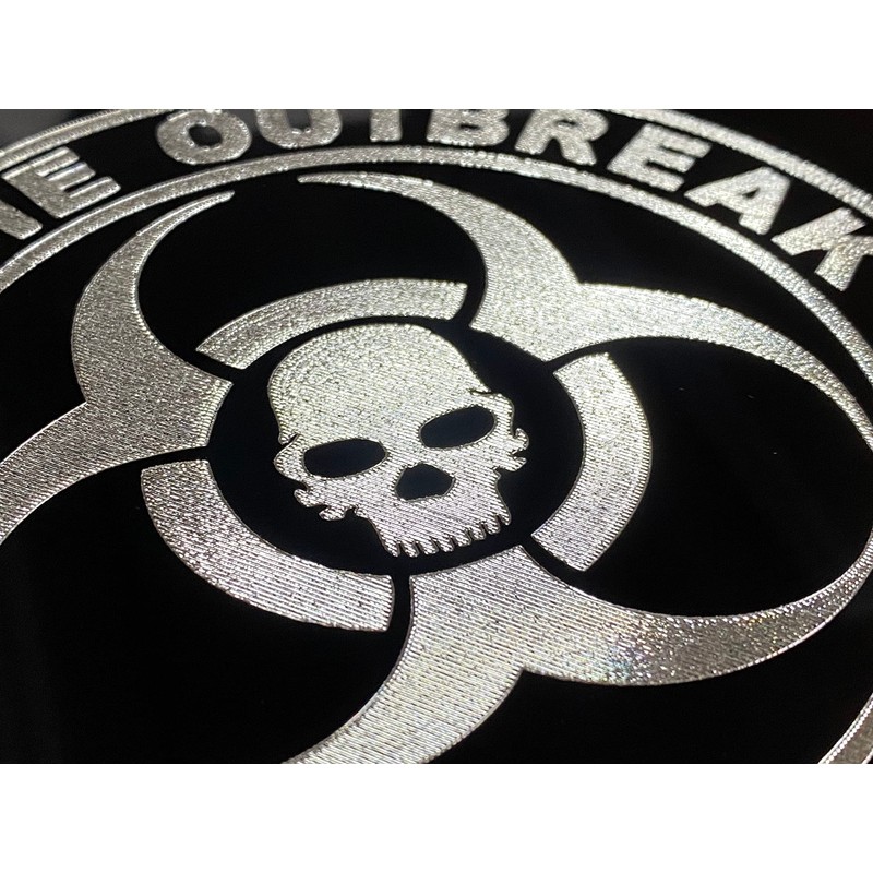 Zombie Response Team 2 Car Tag Diamond Etched on Black