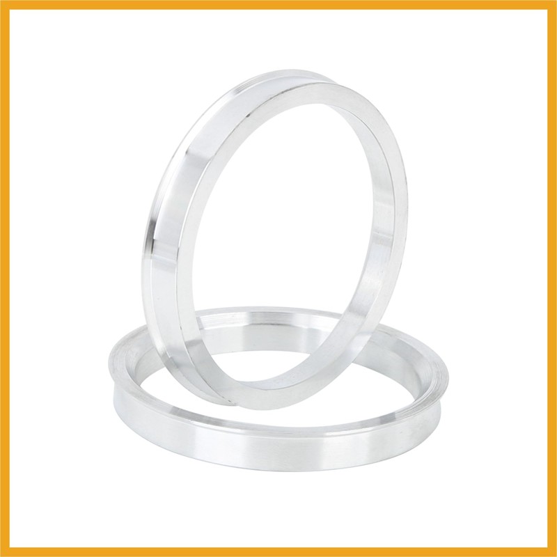 Partuto 4pcs 73.1 to 63.4 mm Aluminium Alloy Car Hub