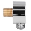 Shower Adapter Brass Construction Chrome Plated G1/2 Wall Mounted Easy